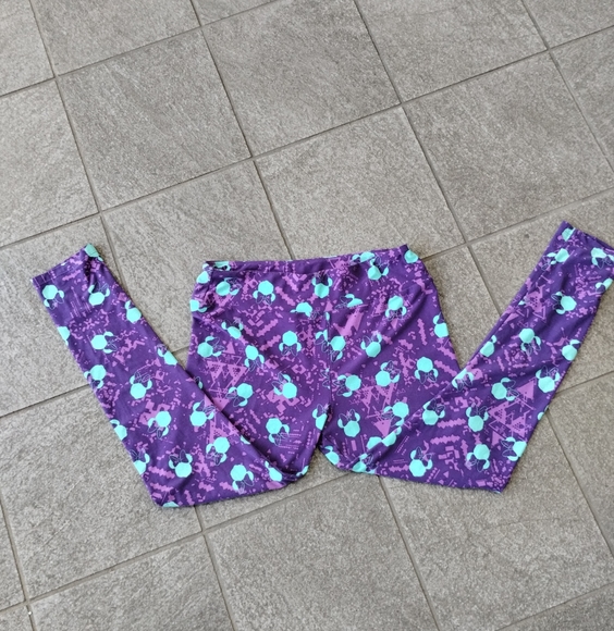 •LuLaRoe Disney Minnie Mouse Leggings Tall Curvy Women One Size - Picture 3 of 7